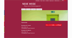 Desktop Screenshot of neue-wege-bremen.de